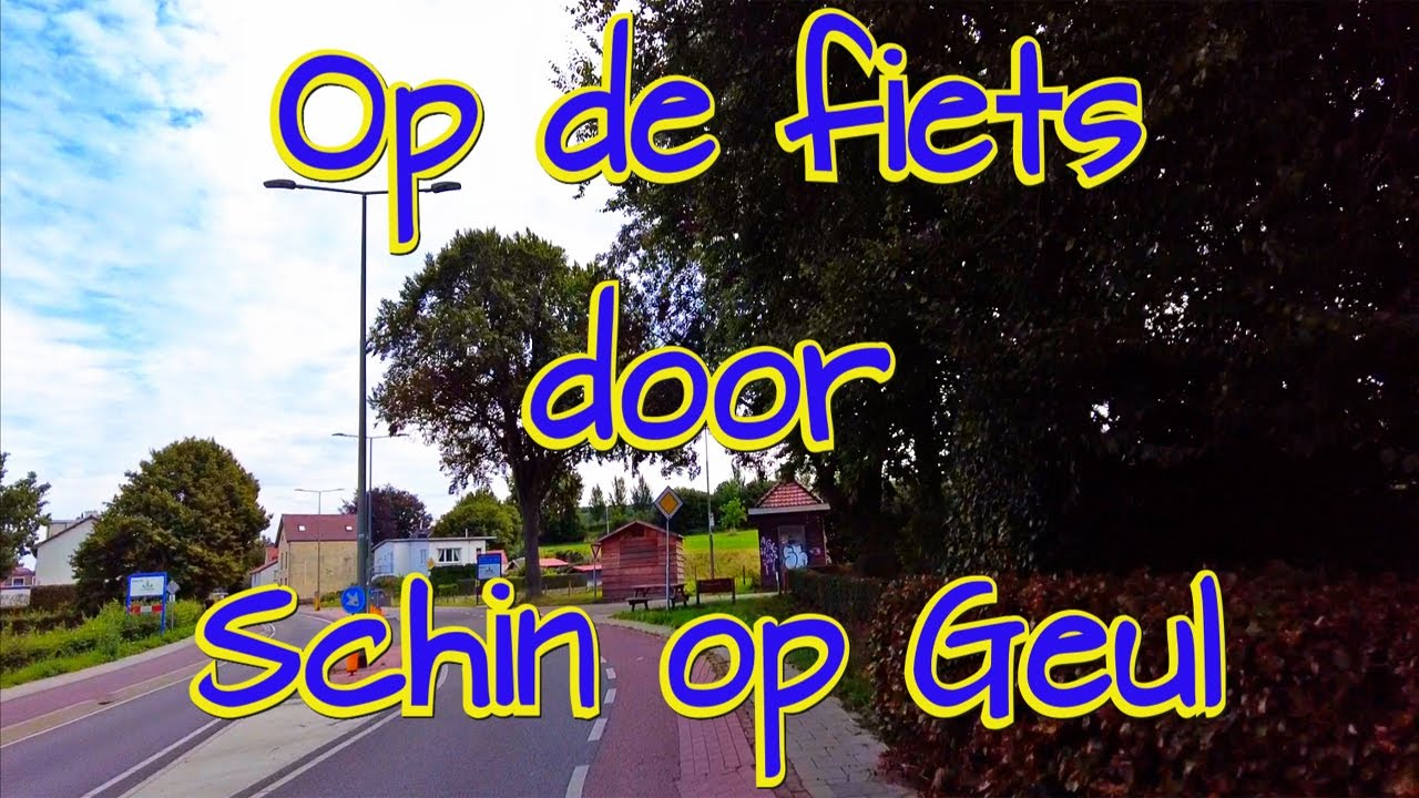 Op de fiets door Schin op Geul, Zuid Limburg, Nederlands commentaar, in HD
