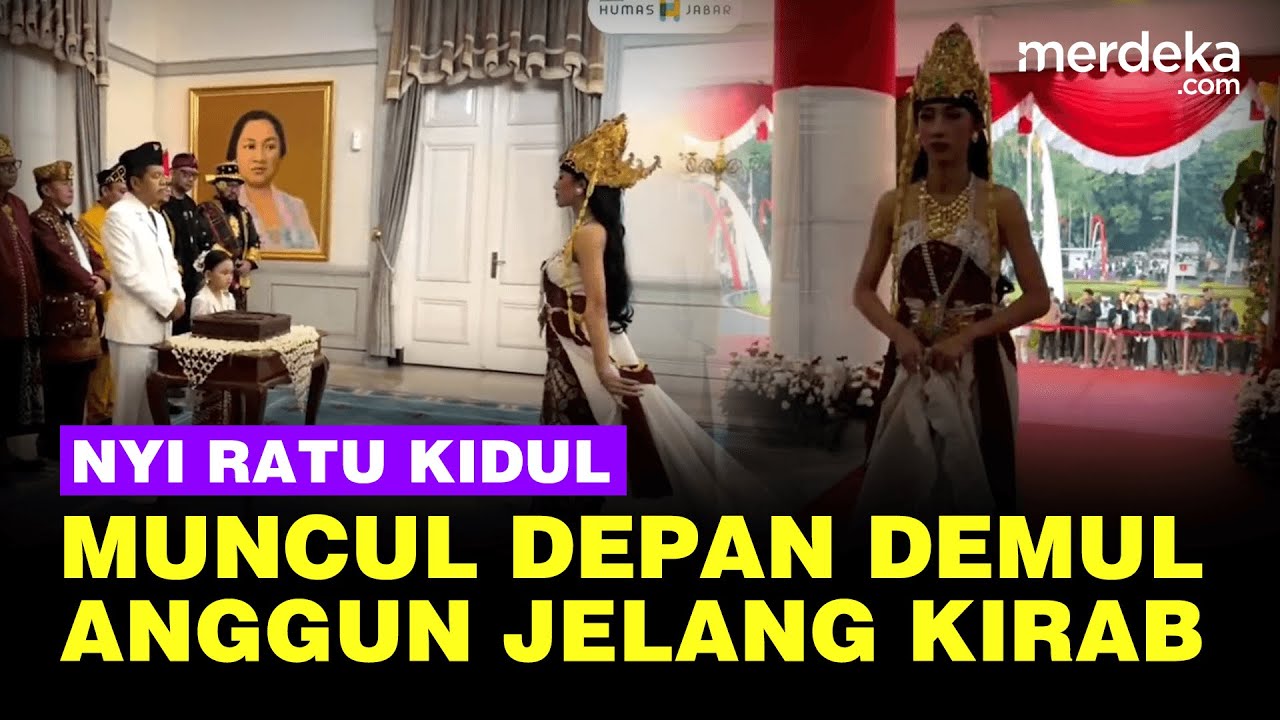 Nyi Ratu Kidul Muncul Berbalut Merah Putih Depan Dedi Mulyadi, Jelang Kirab Bendera di Jabar