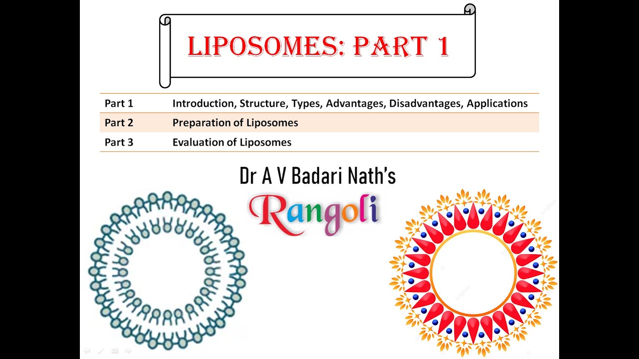 Liposomes; Part 1; Introduction, Structure, Types, Advantages, Disadvantages, Applications