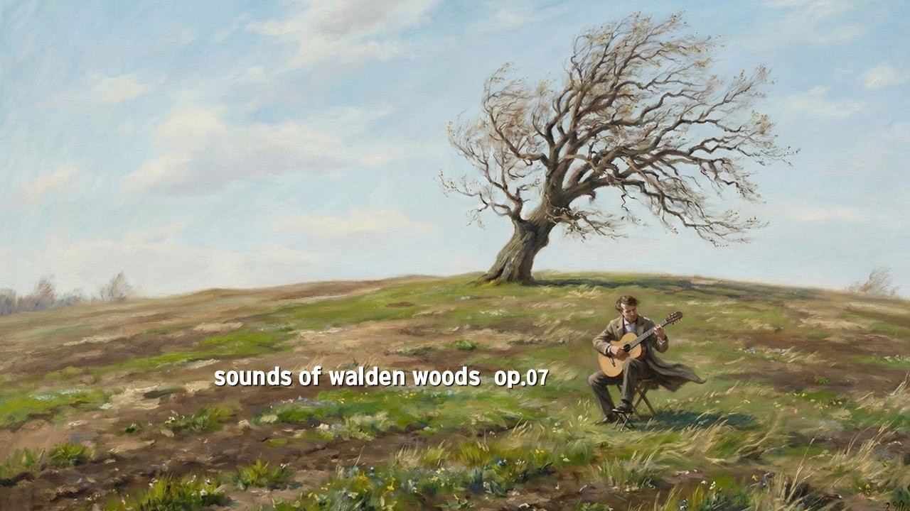 바람이 머무는 언덕, 초록을 부르는 클래식 기타 | 봄을 부르는 바람 (Spring Wind) Sounds of Walden Woods Op.07