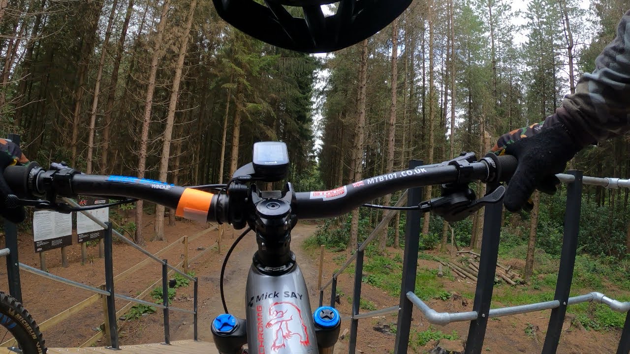 Wind Hill Bike Park Familirisation Run on Pass the Dutchie Red.