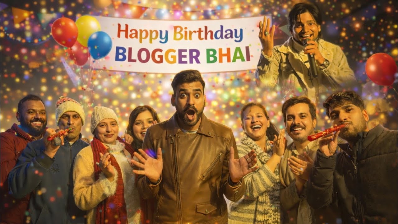 Happy Birthday Blogger Bhai || #ramdarbar #chandigarh #sector46 #christmascarol #carol || #vlog 49