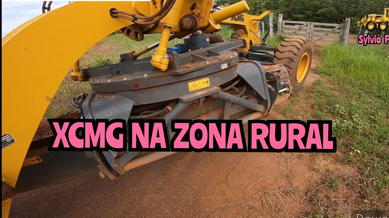 XCMG NA ZONA RURAL / Motoniveladora GR1803 grader niveleuse motoconformadora patrola