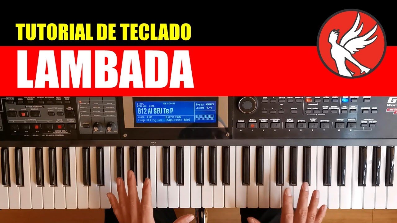 Como tocar LA LAMBADA en teclado TUTORIAL GRATIS
