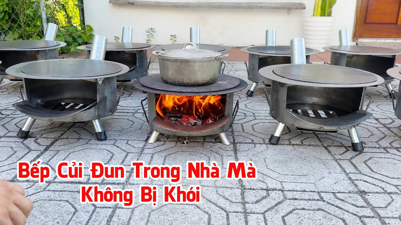 Bếp Củi Không Đen Nồi Thế Hệ Mới - Sản pHẩm Thay Thế Bếp Gas Vĩnh Viễn