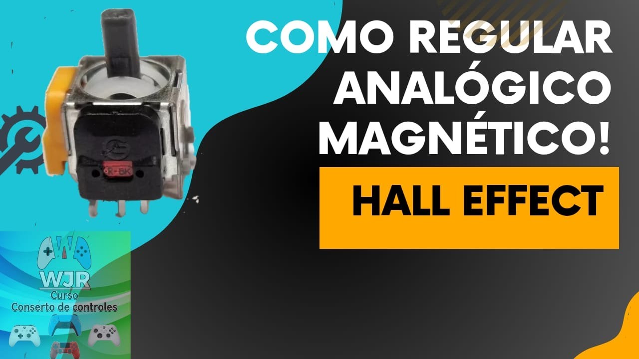 Como Regular analógico Magnético ( hall effect ) nos Controles de Xbox One, Xbox Series, PS4 e PS