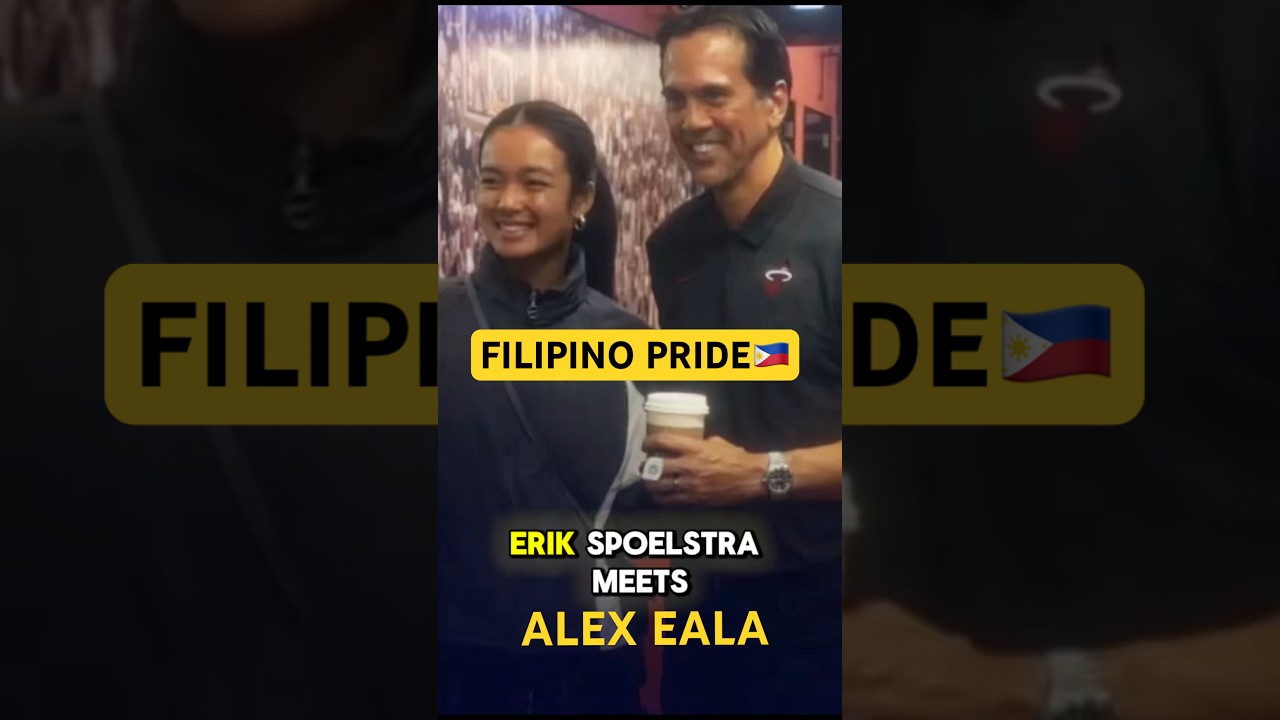 NBA Coach Spoelstra Supports Alex Eala 🇵🇭 #alexeala  #tennis
