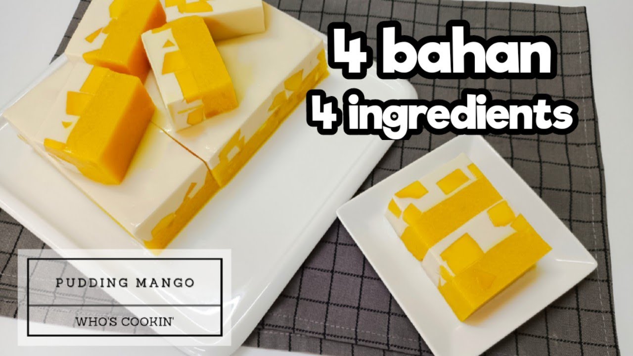 Puding Susu Mangga Viral Resepi / Mango Pudding / Agar-agar Recipe