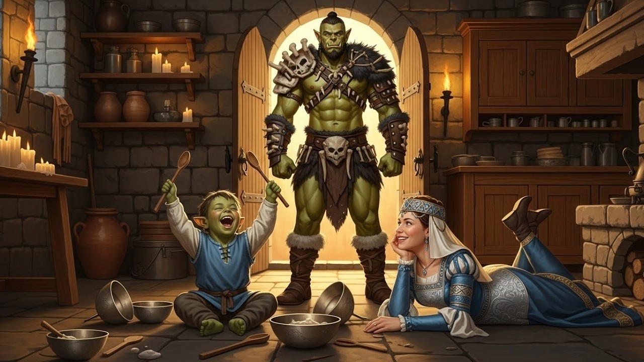 Orc Warrior Hid to Watch Over His Paralyzed Son — Until He Saw What a Human Servant Did
