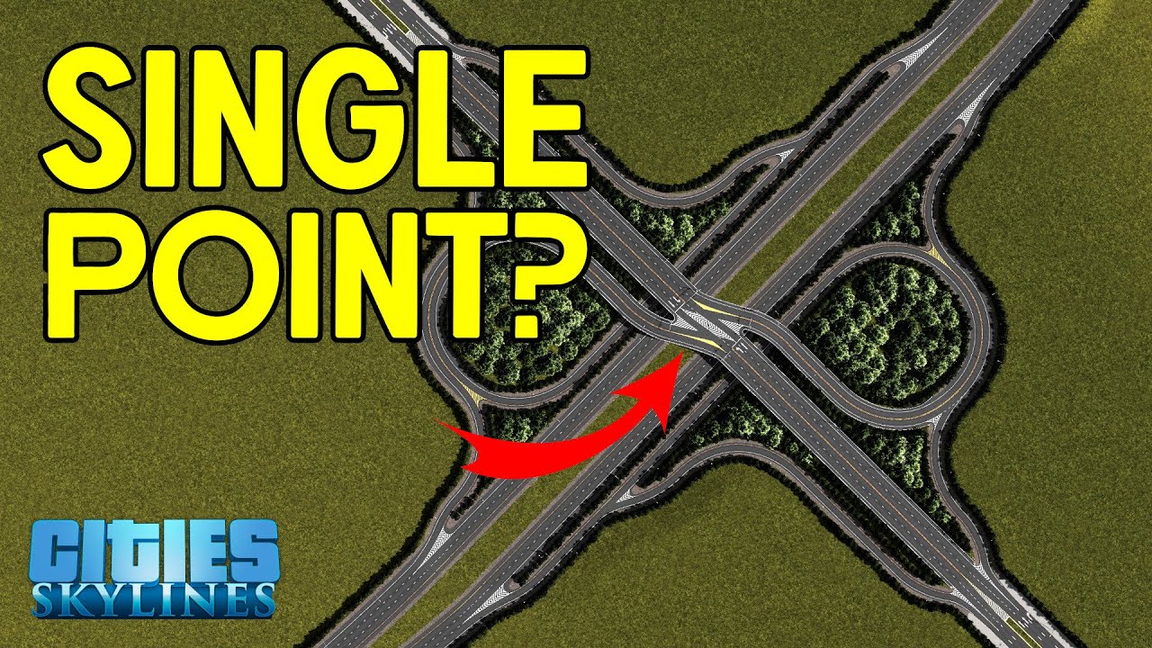 Best Interchange Design  -  Single Point Partial Cloverleaf (SPPC) (Service Interchange)