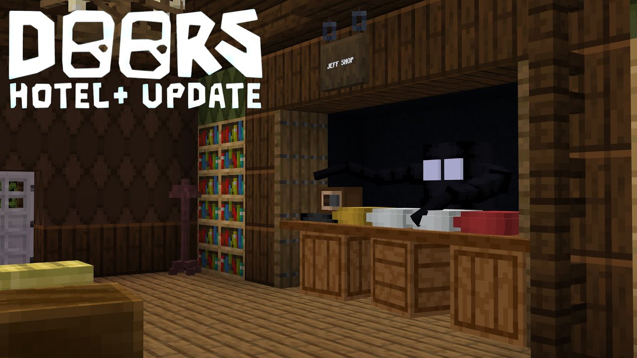 Minecraft Roblox 100 Doors Hotel Update {Full Map} Gameplay