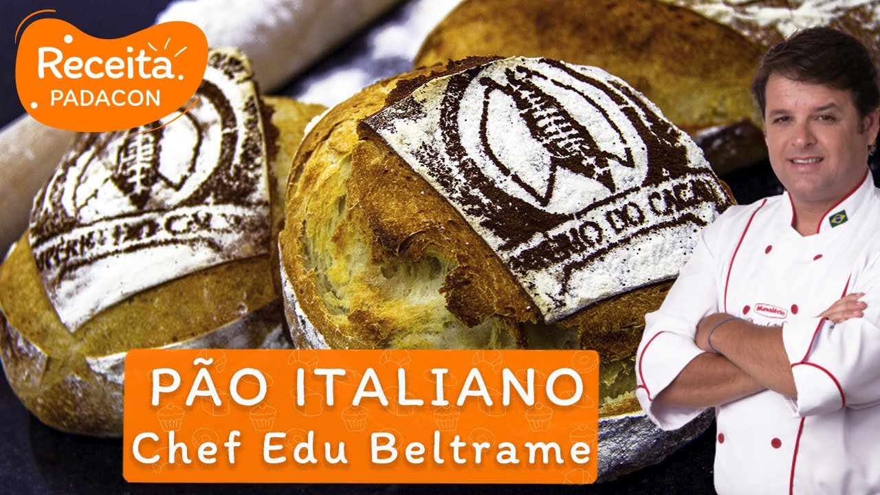 Pão Italiano com fermento natural | Eduardo Beltrame | Receita PADACON