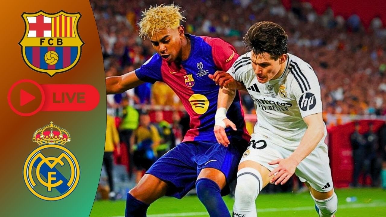 🔴 Barcelona vs Real Madrid / Spanish Super Cup final / LIVE/ LIVE simulation