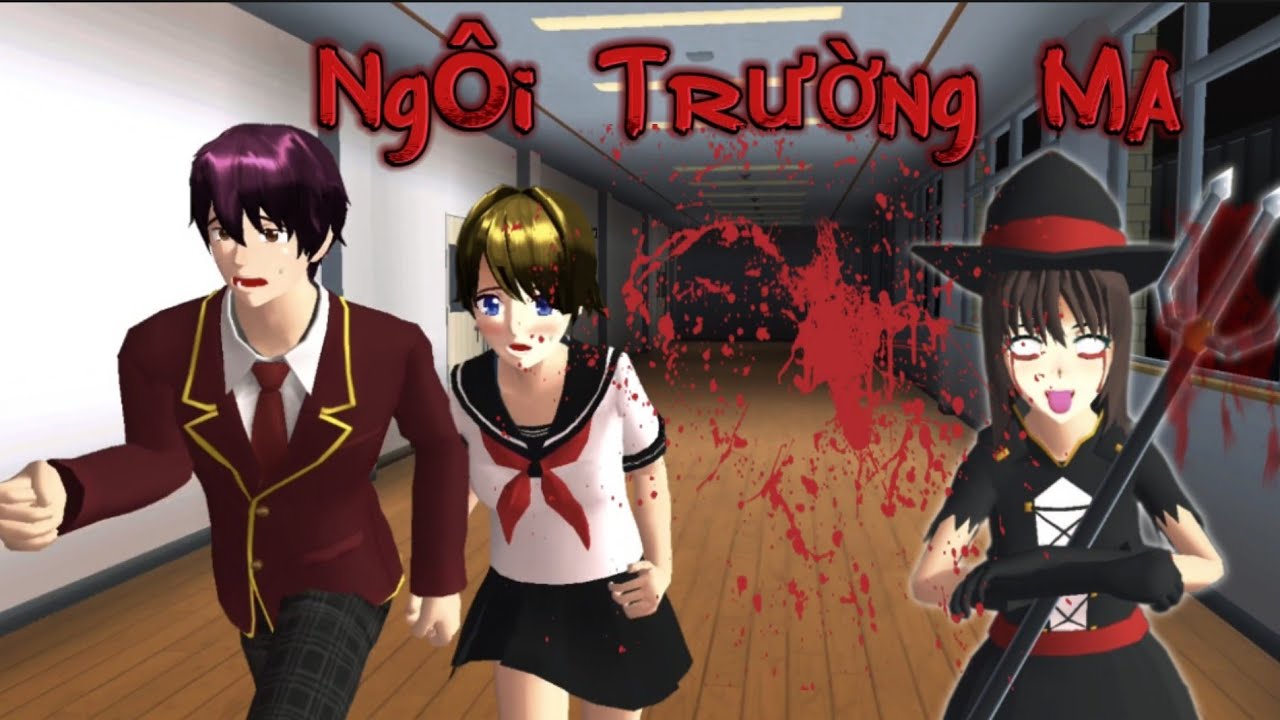 🎬Kinh Dị || Ngôi Trường Ma🌸 SAKURA school simulator Tiểu Linh fl
