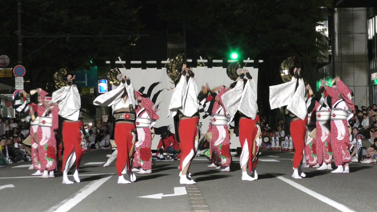 『新琴似天舞龍神』　第18回 YOSAKOIソーラン日本海 百万石会場　北國新聞社前（流し）