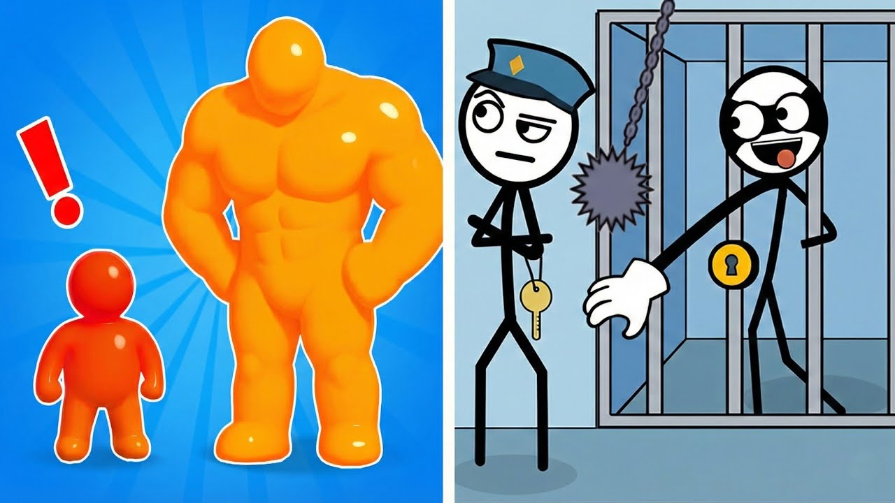 Tall Man Run VS Thief Puzzle – Perfect Gameplay Walkthrough – Run vs Steal (Android & iOS)