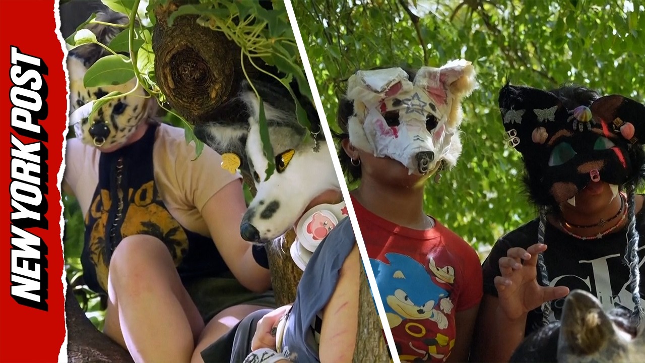 Watch Teens Who Identify as Animals Go Wild in Park in Argentina