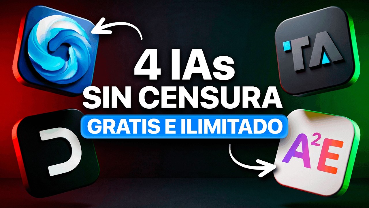 4 IAs SIN CENSURA Para Crear Imágenes GRATIS e ILIMITADO