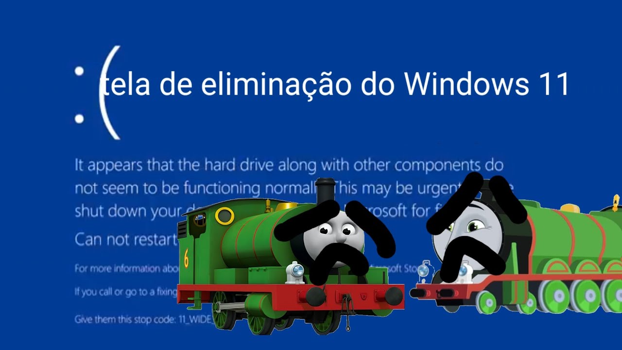 Tela de eliminação do windows 11 mas o pecy e henry querem ver isso 