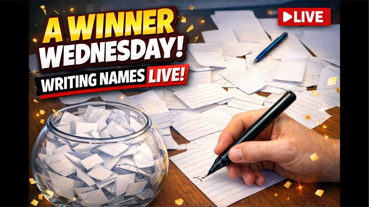Winner Wednesday! Writing Names Live!￼
