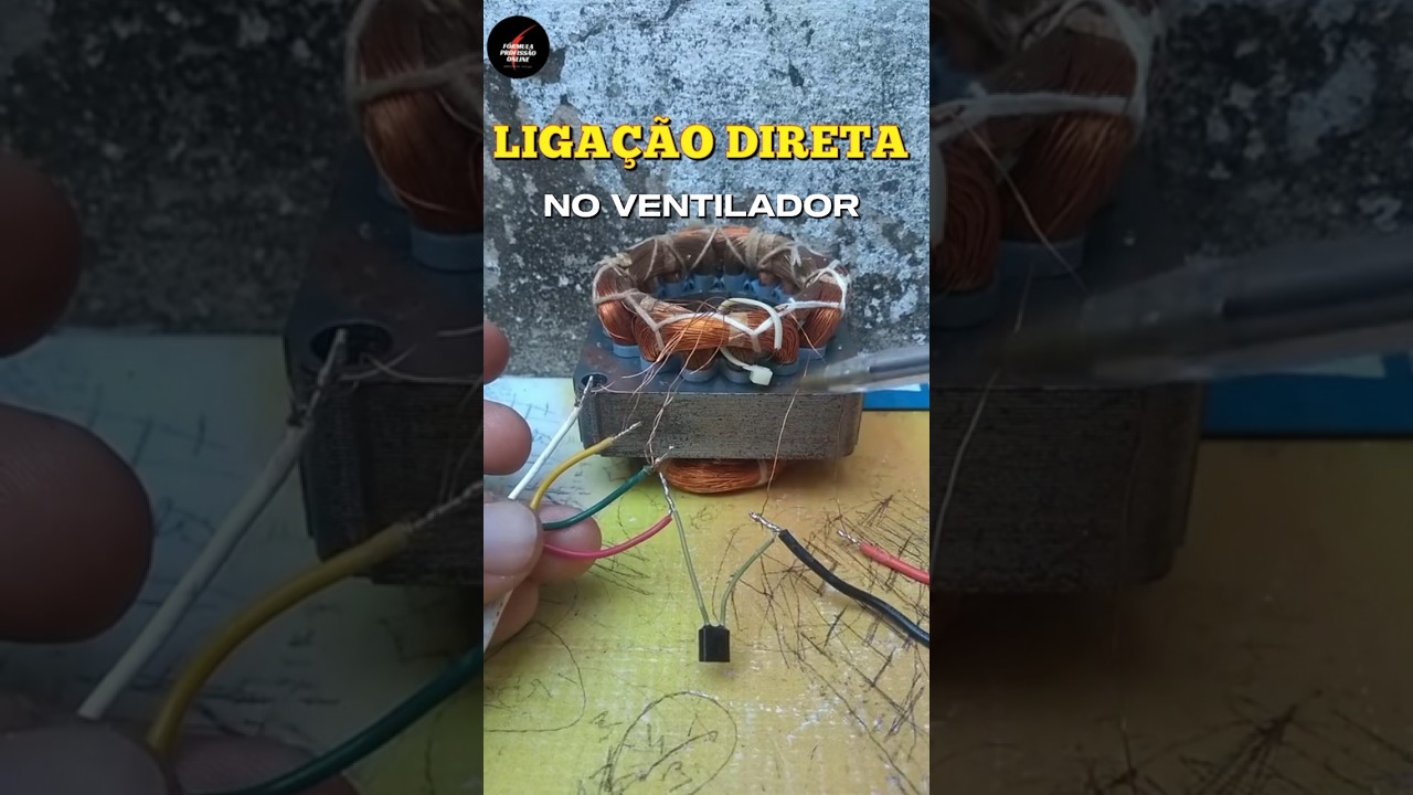 Liga&ccedil;&atilde;o direta no ventilador passo a passo #ventilador #dicas #Liga&ccedil;&atilde;odireta#