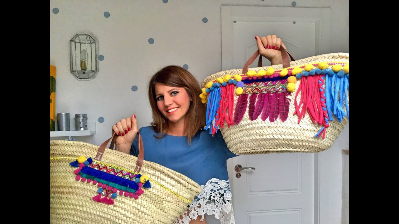 DIY Como DECORAR CAPAZO de playa de locura.