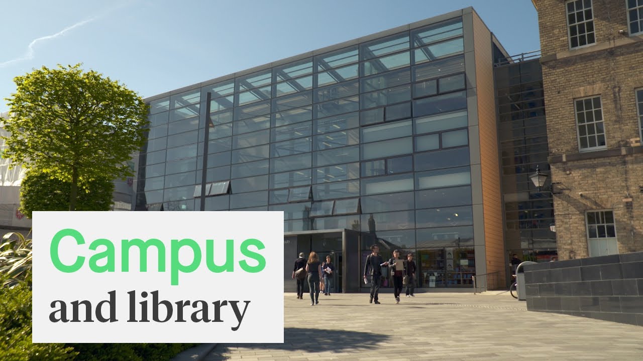 University of Leicester campus and library