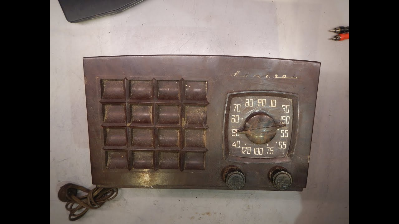 Admiral Vacuum Tube Radio Model 5r12-N Repair