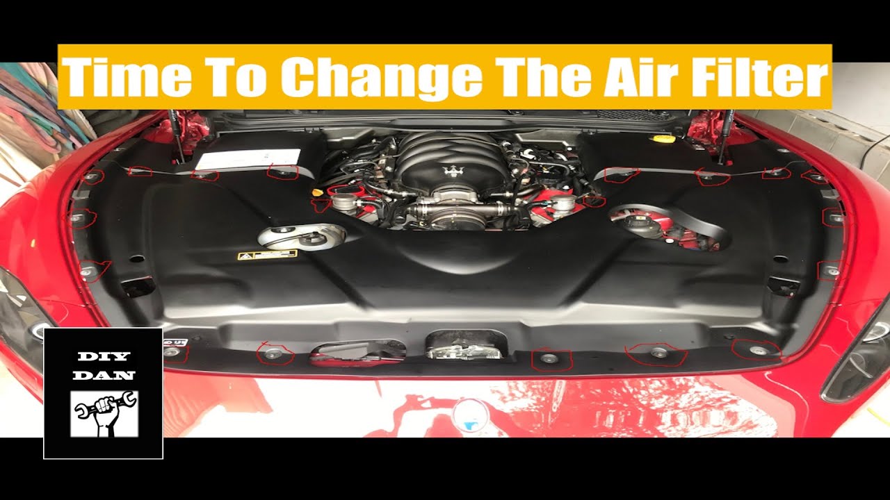 How To Replace The Air Filter In A Maserati Granturismo