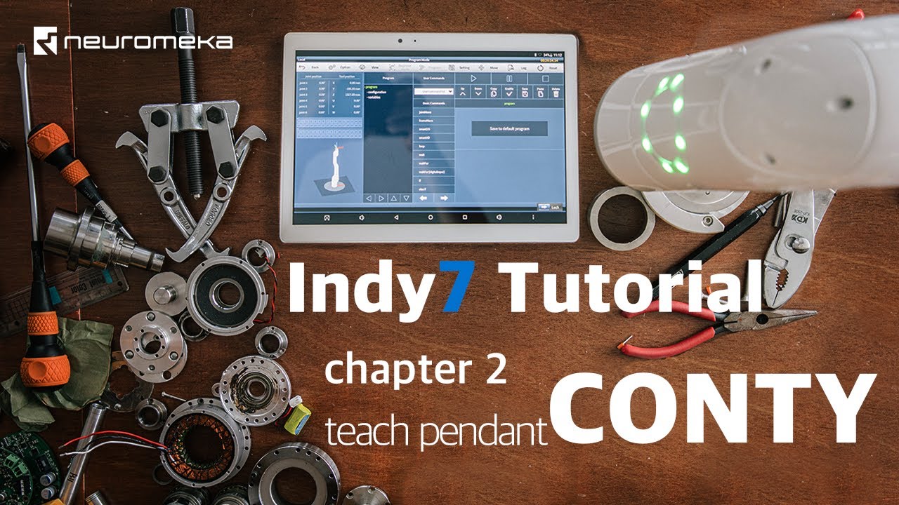 [ENG - Indy7 Tutorial] Chapter 2 Teach Pendant CONTY