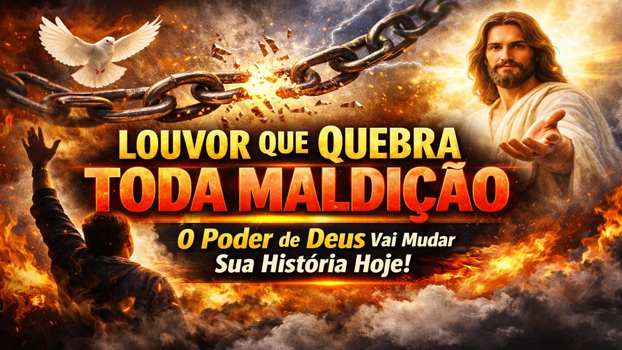LOUVOR QUE QUEBRA TODA MALDIÇÃO! O PODER DE DEUS VAI MUDAR SUA HISTÓRIA HOJE!