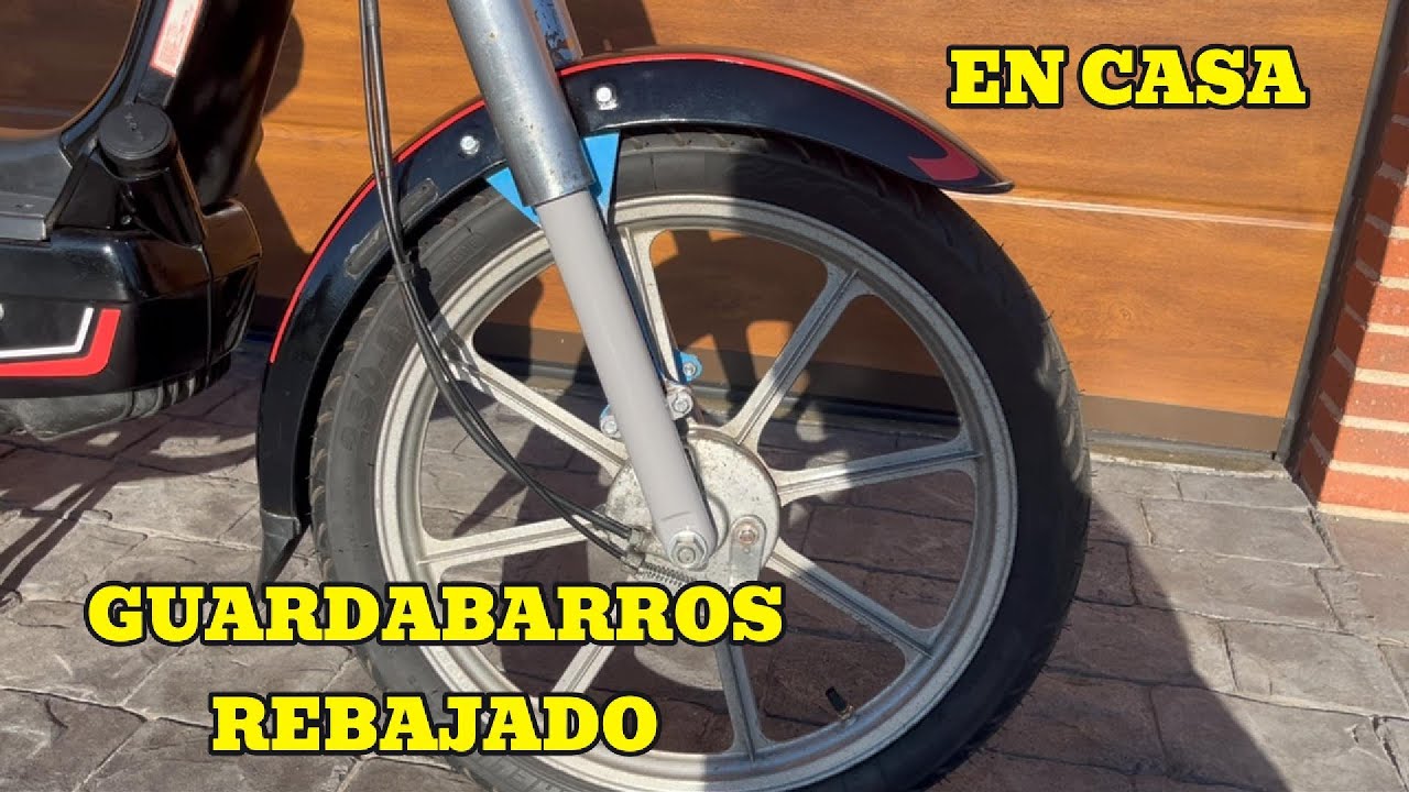 Como rebajar el guardabarros a tu vespino para darle un look mas deportivo 🛠️🛠️