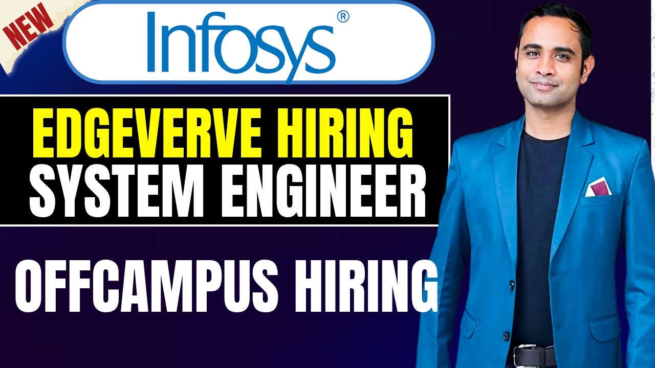 Infosys Again Hiring | Infosys Edgeverve System Engineer | Offcampus hiring