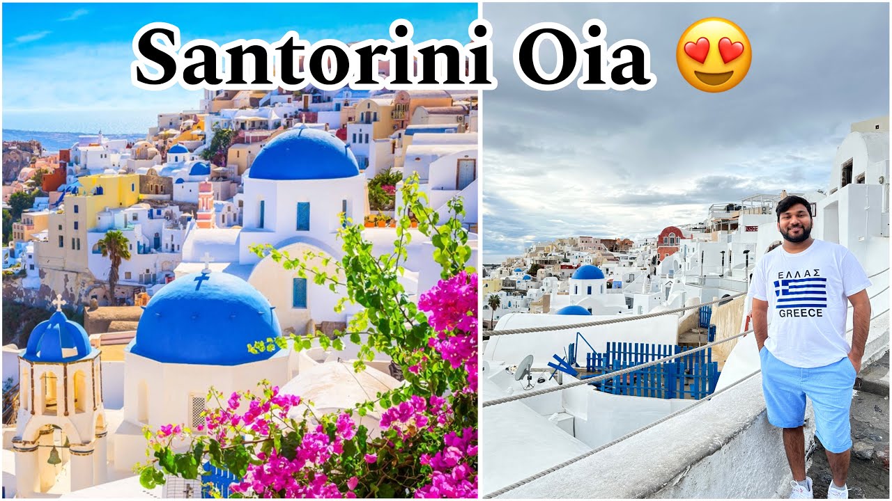 Magical Santorini Oia Stunning sunsets, blue-domed churches, and serene caldera views