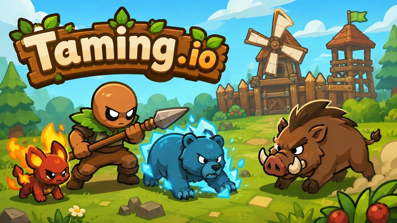 Taming io Gameplay &ndash; Play Free Game Online - Rocket Games #games #gameplay #iogames