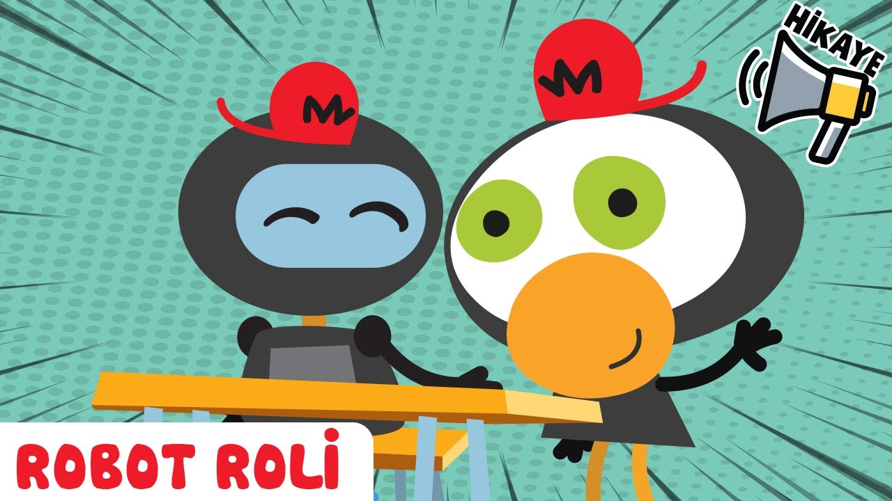 Limon Zeytin Mini - Anlatımlı - Robot Roli  🤖📢 🤖- Eğitici Eğlenceli Çizgi Film