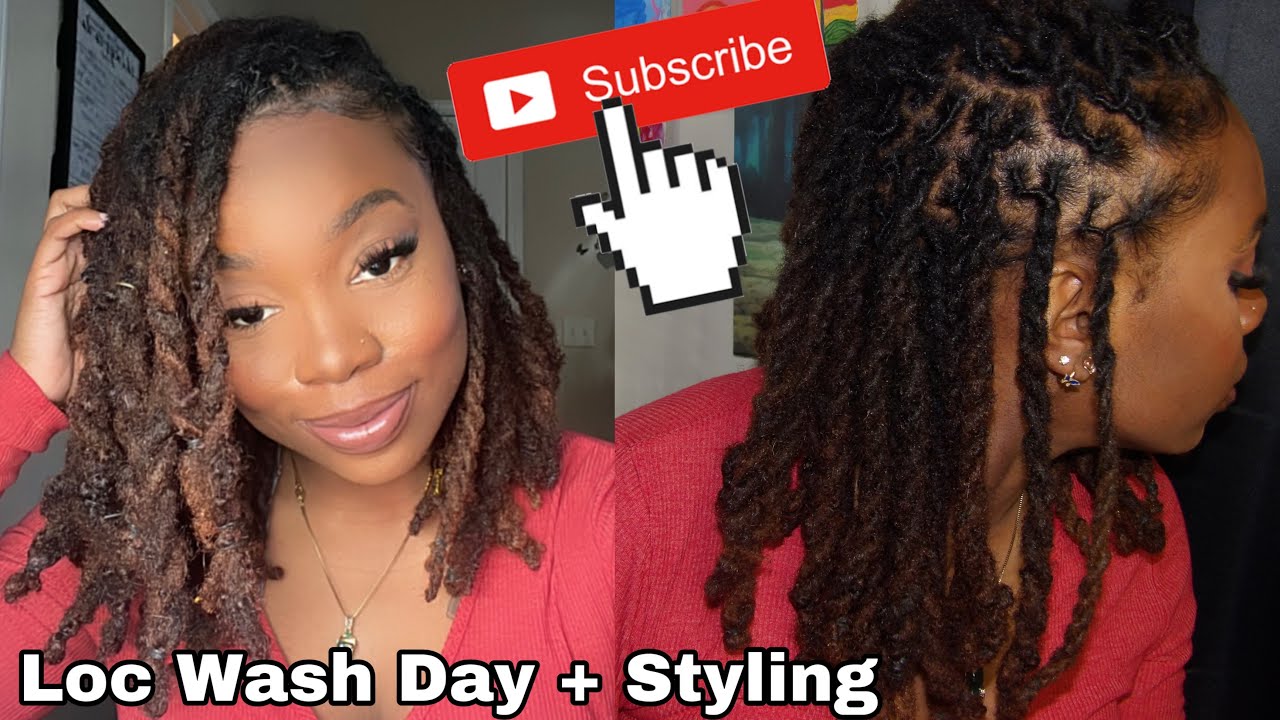 Loc Wash Day + Two Strand Twist Style