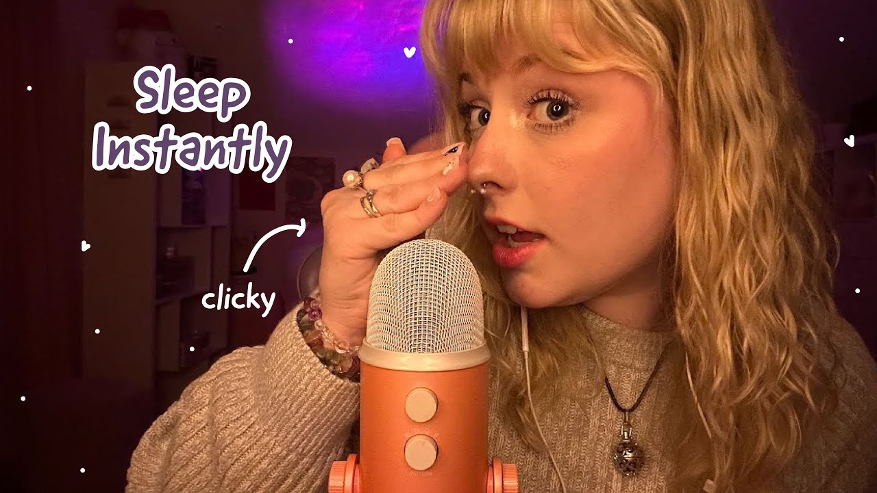 ASMR Fast and Aggressive Cupped Inaudible Whispering, Mouth Sounds, Fishbowl, Close Up + Intense 🤤✨