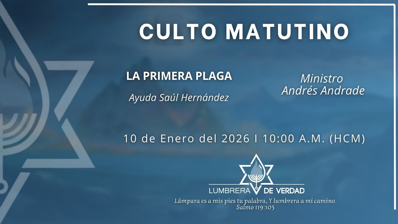 | Ministro Andrés Andrade  | Culto Matutino | 10/01/26