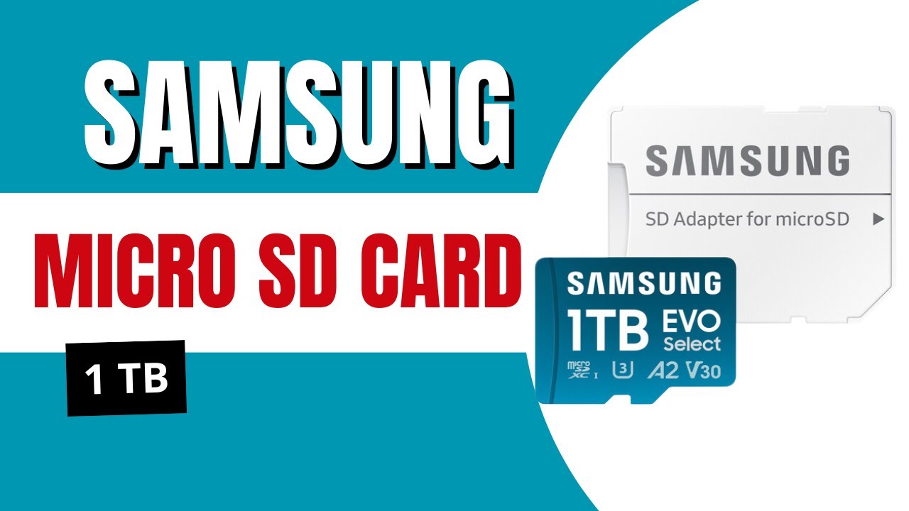 Карта памяти Samsung EVO Select microSD + адаптер, 1 ТБ microSDXC