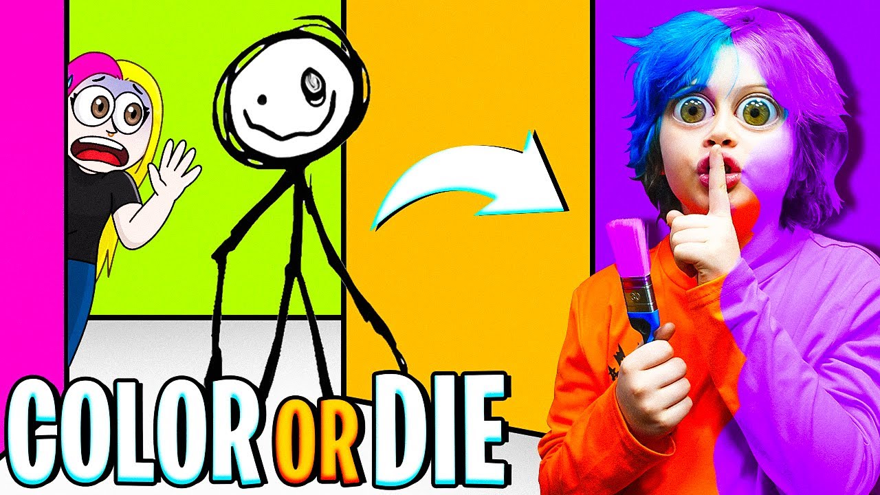 SE ESCONDA NA COR CERTA OU MORRA 🌈 💀 ROBLOX Color or Die ( Alec GO! )