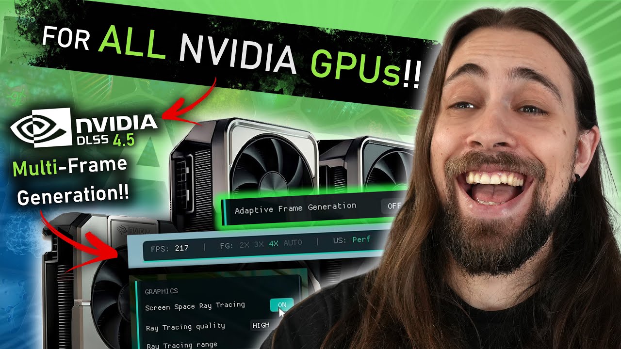 You can NOW use Multi Frame Generation on your OLDER NVIDIA, AMD & INTEL cards!!