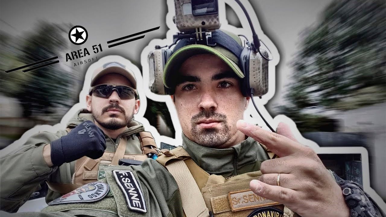 JOGUEI NO ÁREA 51 -PRIMEIRO CAMPO DE AIRSOFT DO BRASIL   *campo top*
