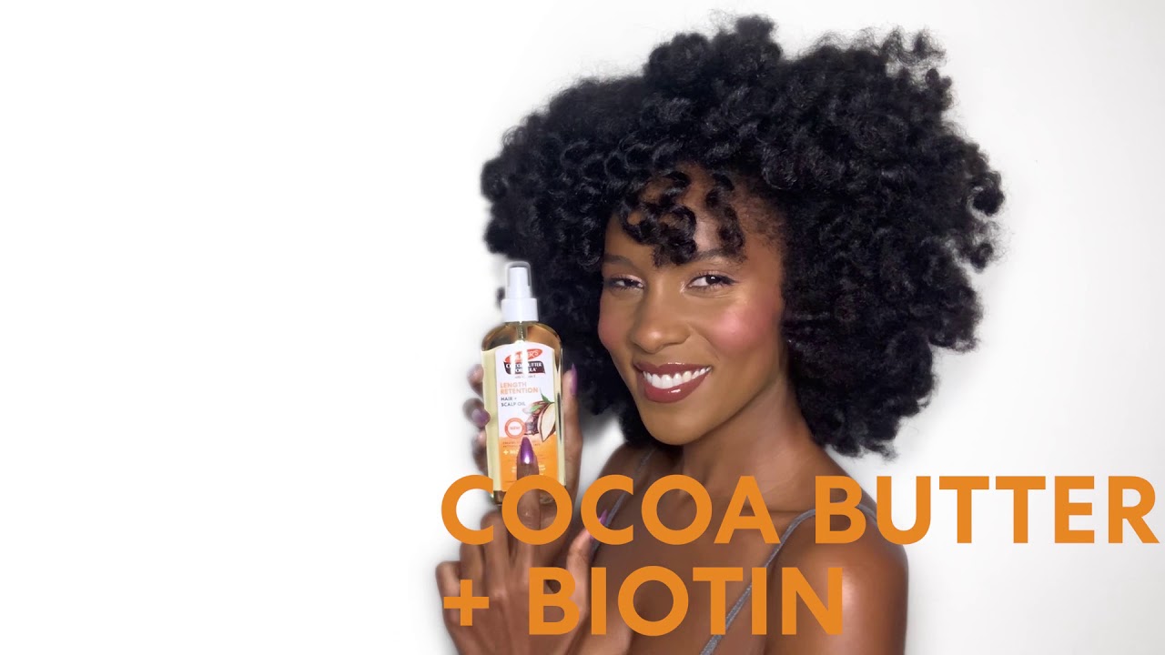 Strengthen Naturally with Palmer's Cocoa Butter + Biotin Length Retention System