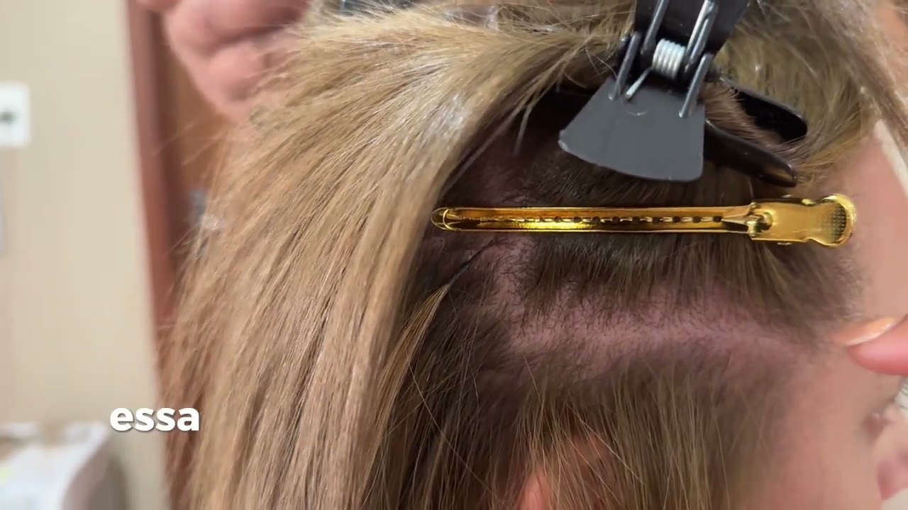 Como separar o cabelo para colocar MEGA HAIR de micro c&aacute;psula de queratina ?