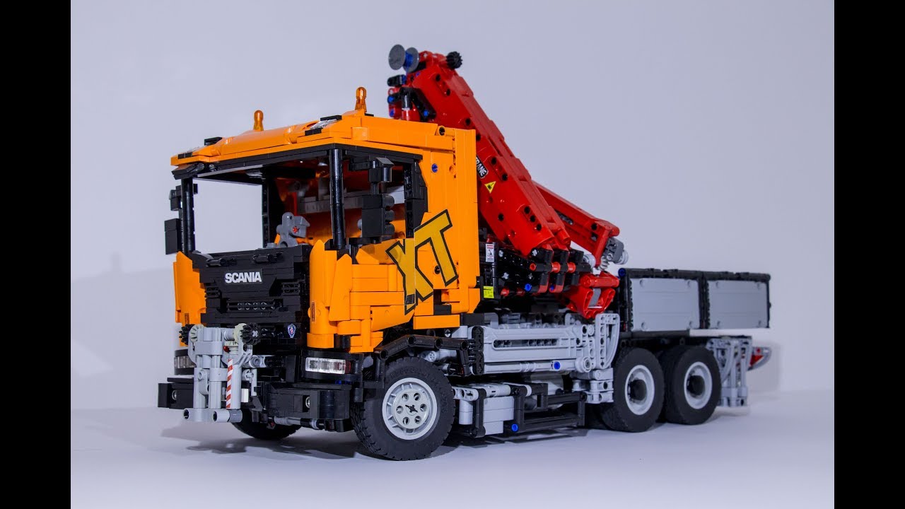Lego RC Scania XT with Palfinger Crane 1:15