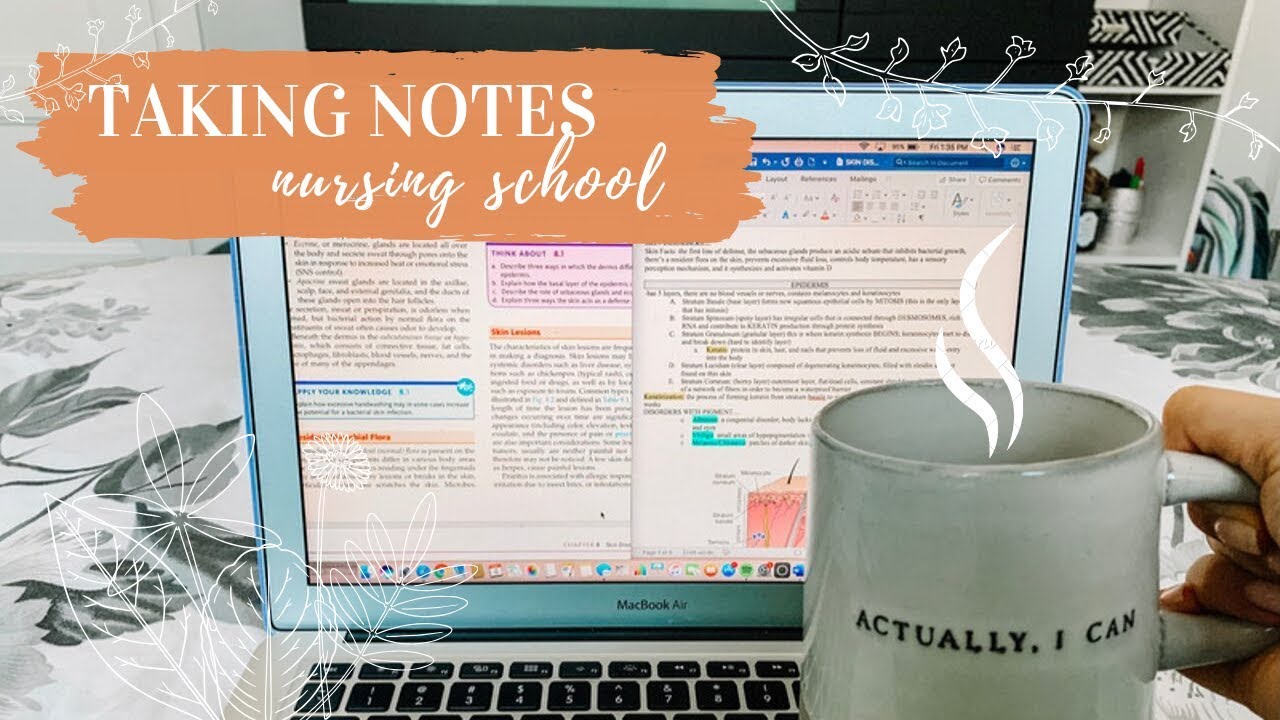 HOW I TAKE NOTES | ☆ how I make A's in nursing school ☆