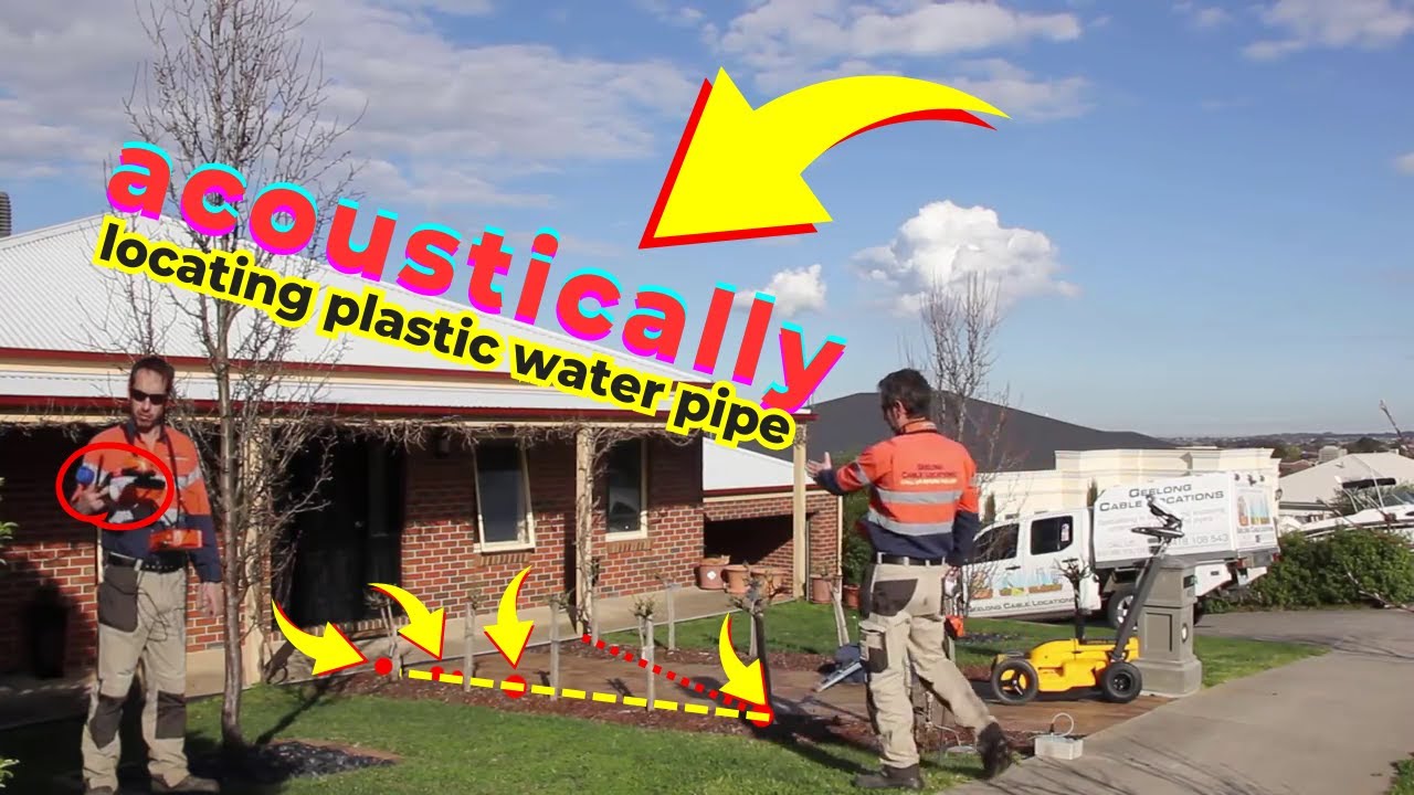 Locating an Unlocatable Water Pipe - Acoustic Locator to the Rescue!