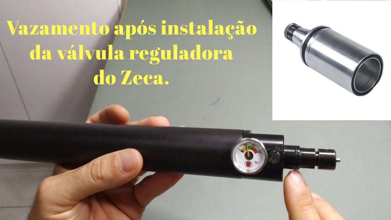 Vazamento no cilindro da Hatsan Flashpup