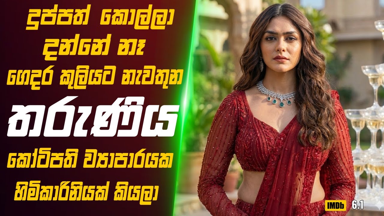 දුප්පත් කොල්ලා දන්නේ නෑ  ගෙදර කුලියට නැවතුන තරුණිය කෝටිපති  හිමිකාරිනියක් කියලා🎬Movie Review Sinhala